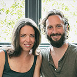 Sarah Burrows and Nick Behr